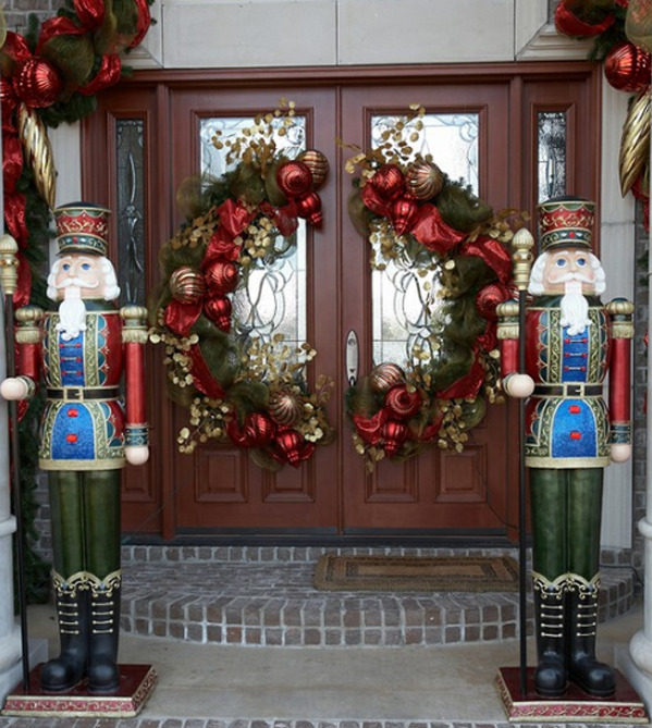 christmas door-ornaments design Holiday Decorating Nutcraker ...