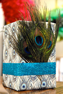 Wrapping Christmas-photo-gift-tag MOD-Interiors MOD-Interiors-Online Gift-Wrapping Feather-Wrap